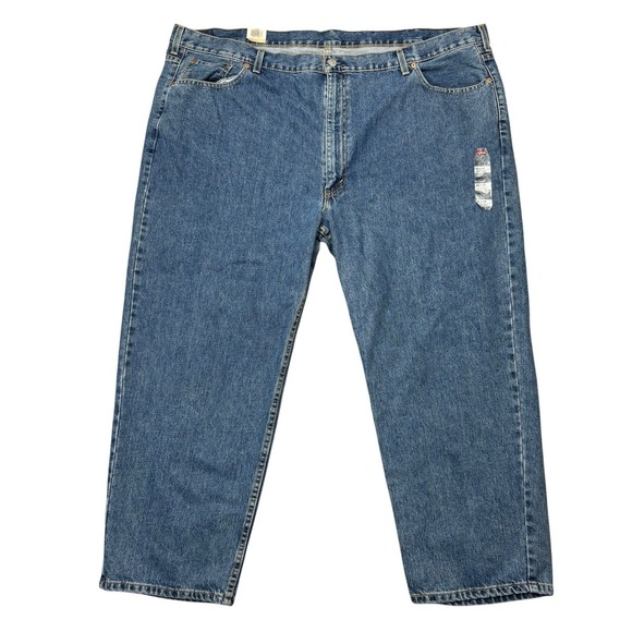 Levis 550 Mens Jeans 52x29 Relaxed Fit Tapered Leg Medium Wash Denim NWT - Picture 1 of 10